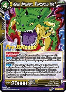 Haze Shenron, Venomous Mist