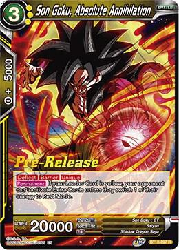 Son Goku, Absolute Annihilation #BT10-097 — Rise of the Unison Warrior Pre-Release Cards
