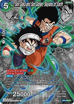Son Goku and Son Gohan, Saiyans of Earth (Alternate Art) - Special