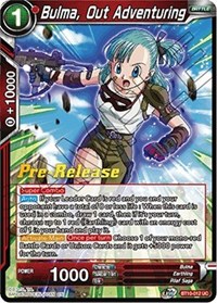 Bulma, Out Adventuring card art