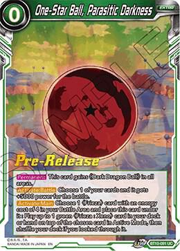One-Star Ball, Parasitic Darkness #BT10-091 — Rise of the Unison Warrior Pre-Release Cards