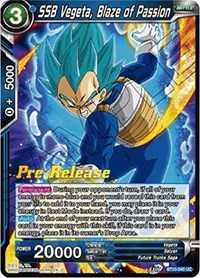 SSB Vegeta, Blaze of Passion card art