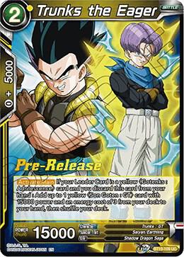 Trunks the Eager #BT10-109 — Rise of the Unison Warrior Pre-Release Cards