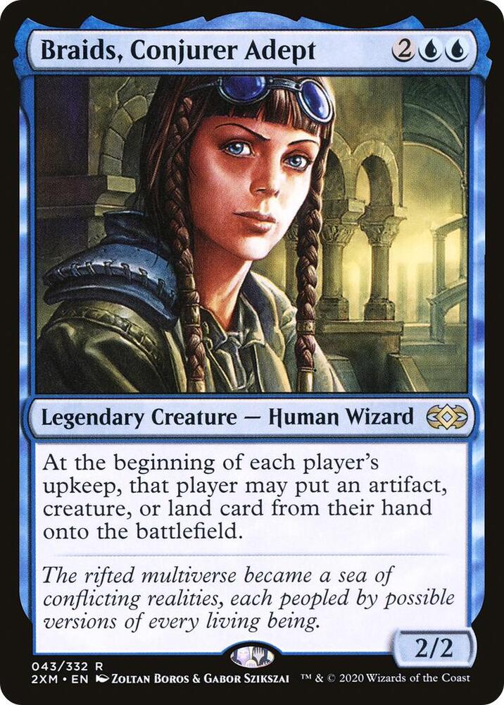 Braids, Conjurer Adept - Double Masters - Magic: The Gathering