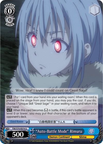 "Auto-Battle Mode" Rimuru