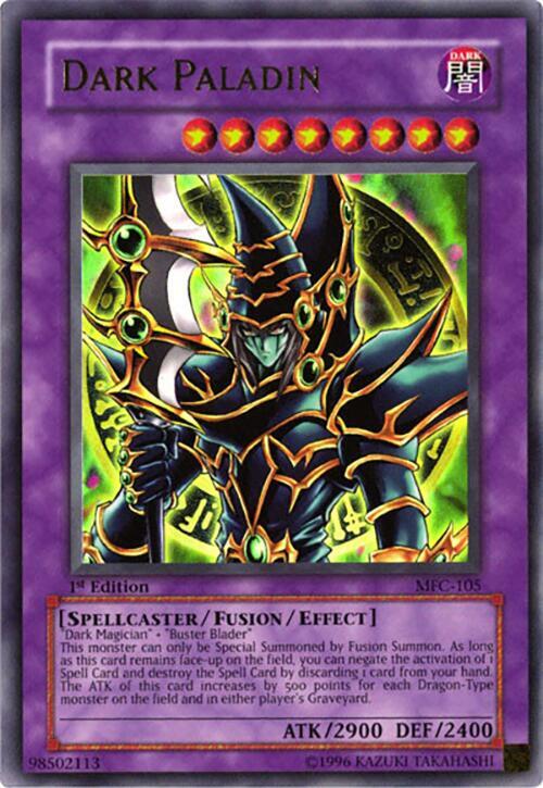Yu-Gi-Oh! Japanese 711C-JP003 Dark Paladin - Normal Parallel - Lightly Played