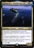 mtg arixmethes commander deck Arixmethes, Slumbering Isle [162] [Planar Showcase] [Multiverse Legends] [Halo Foil]  Face to Face Games you may remove a slumber counter from Arixmethes MtG Commander 2018 Adaptive Enchantment