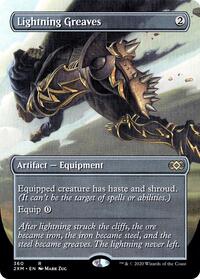 Lightning Greaves (Borderless) - Double Masters - Magic: The Gathering card