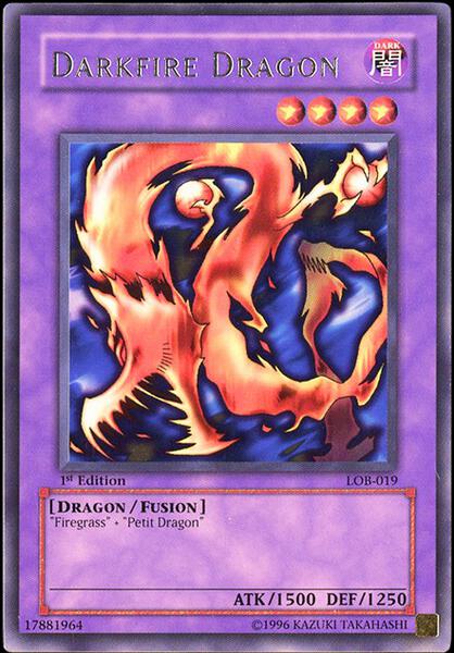 Darkfire Dragon - The Legend of Blue Eyes White Dragon - YuGiOh