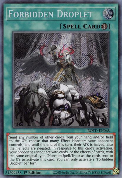 yugioh forbidden memories card drop Droplet - MP22-EN254 - Prismatic Secret Rare yugioh fmr card list My