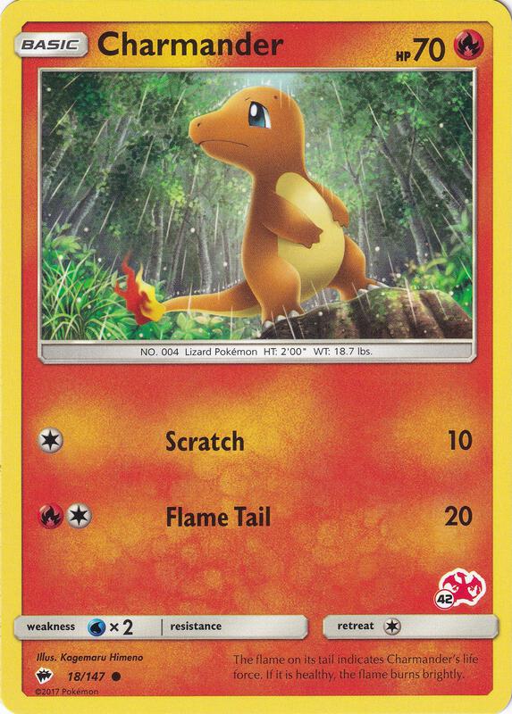 Charmander - 18/147 (#42 Charizard Stamped) 018/147 from Battle Academy