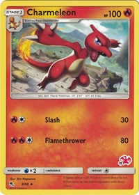 Charmeleon - 8/68 (#15 Charizard Stamped)