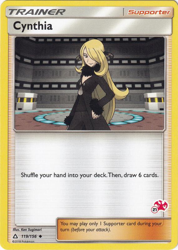 Cynthia - 119/156 (#21 Charizard Stamped) 119/156 from Battle Academy