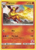 Flareon - SM186 (#27 Charizard Stamped) - Battle Academy - Pokemon