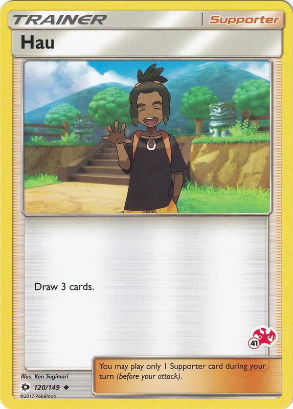 Hau - 120/149 (#41 Charizard Stamped) 120/149 from Battle Academy