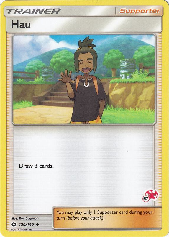 Hau - 120/149 (#57 Charizard Stamped) 120/149 from Battle Academy