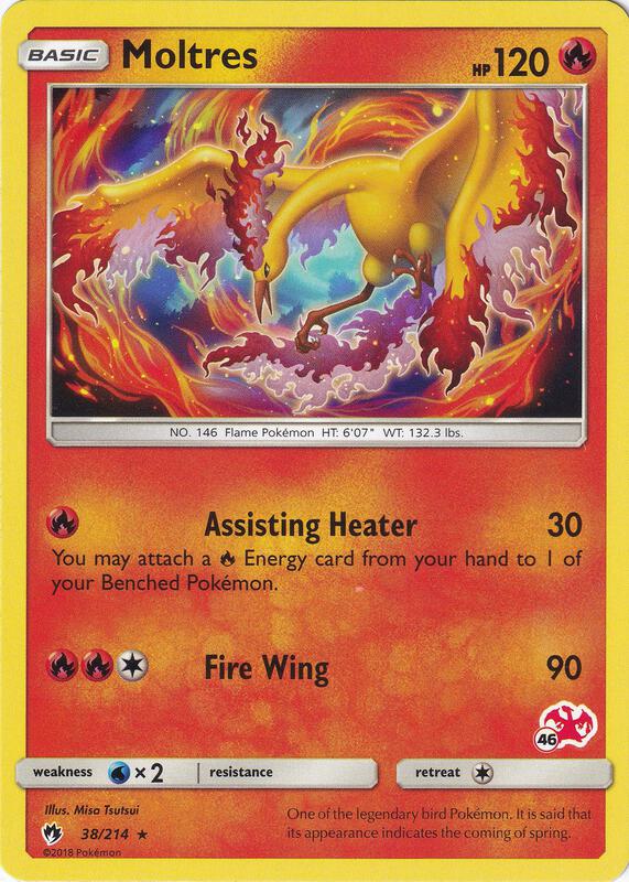Moltres - 38/214 (#46 Charizard Stamped) 038/214 from Battle Academy