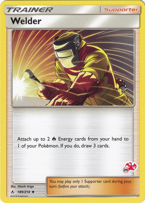 Welder - 189/214 (#25 Charizard Stamped) 189/214 from Battle Academy