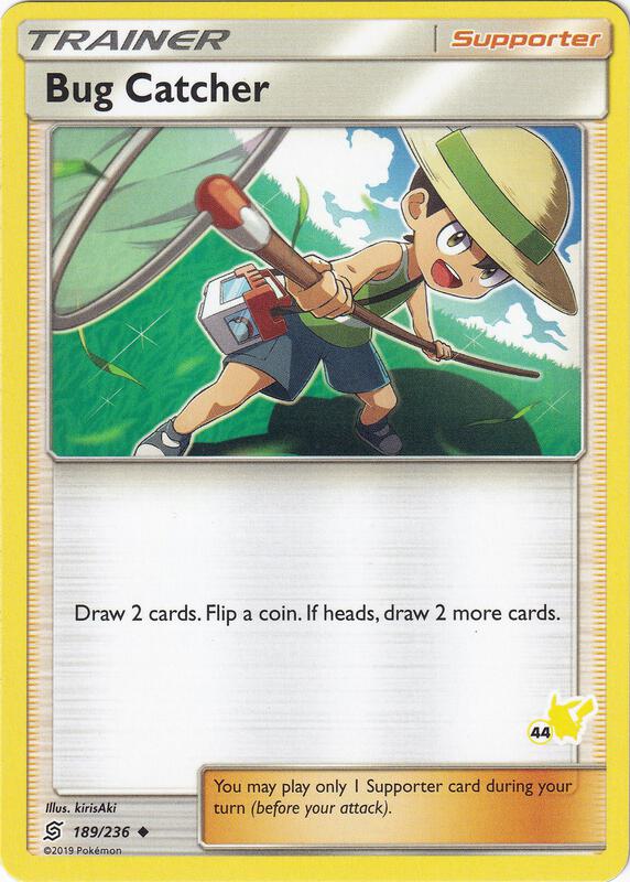 Bug Catcher - 189/236 (#44 Pikachu Stamped) 189/236 from Battle Academy
