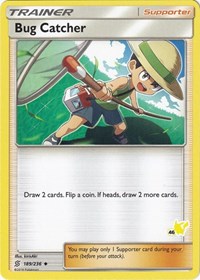 Bug Catcher - 189/236 (#46 Pikachu Stamped) #189/236 from Battle Academy Pokemon card image