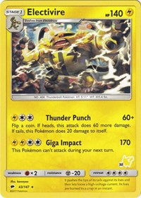 Electivire- 43/147 (#32 Pikachu Stamped) - Battle Academy - Pokemon card