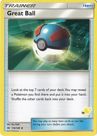 Great Ball - 119/149 (#38 Pikachu Stamped) #119/149 from Battle Academy Pokemon card image