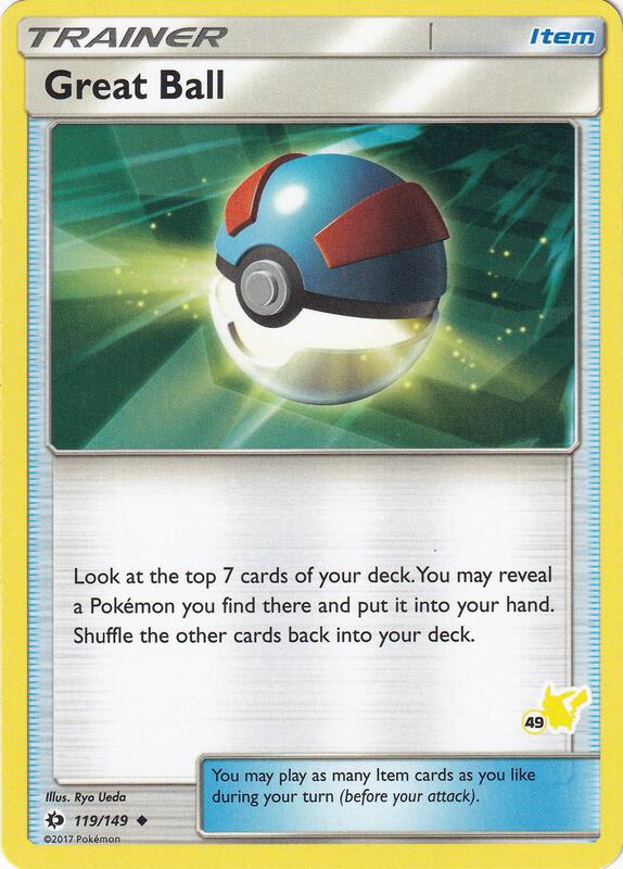 Great Ball - 119/149 (#49 Pikachu Stamped) 119/149 from Battle Academy