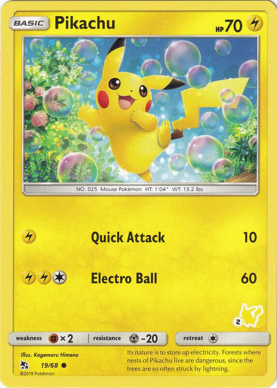 Pikachu - 19/68 (#2 Pikachu Stamped) 019/068 from Battle Academy