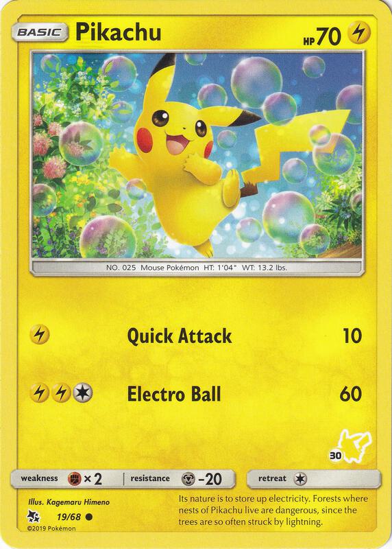 Pikachu - 19/68 (#30 Pikachu Stamped) 019/068 from Battle Academy