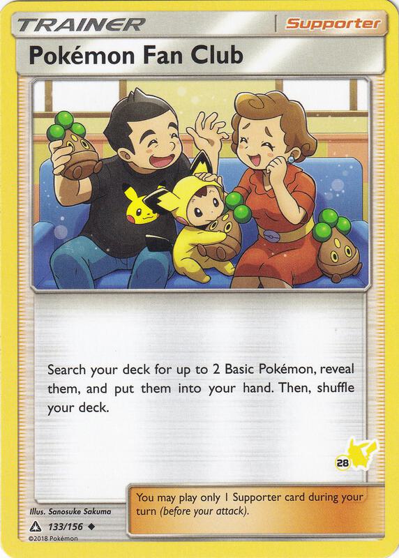 Pokemon Fan Club - 133/156 (#28 Pikachu Stamped) 133/156 from Battle Academy