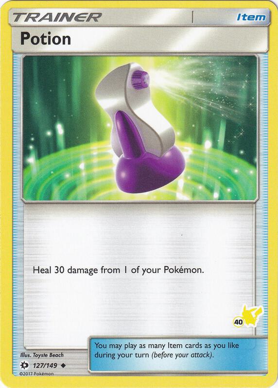 Potion - 127/149 (#40 Pikachu Stamped) 127/149 from Battle Academy
