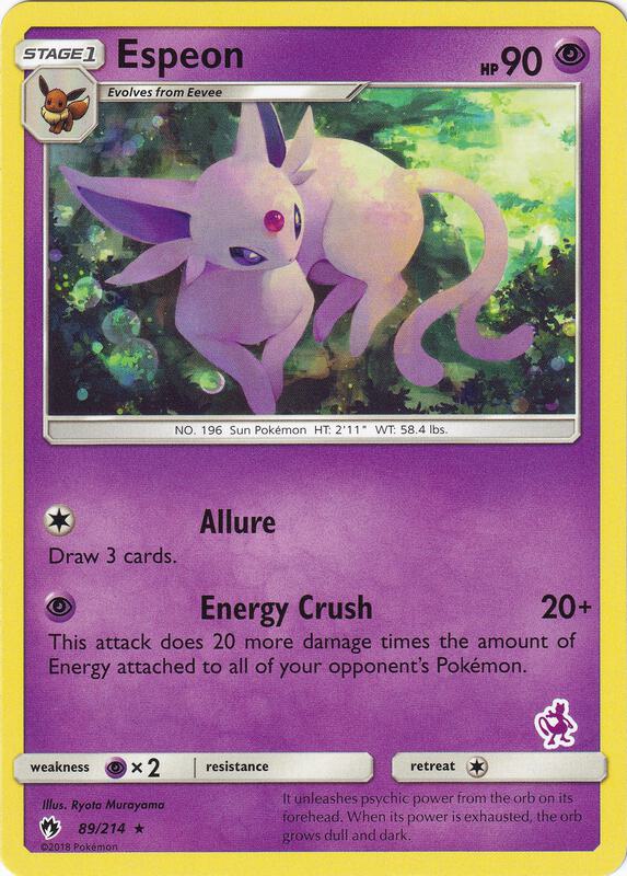 Espeon - 89/214 (Mewtwo Stamped) 089/214 from Battle Academy