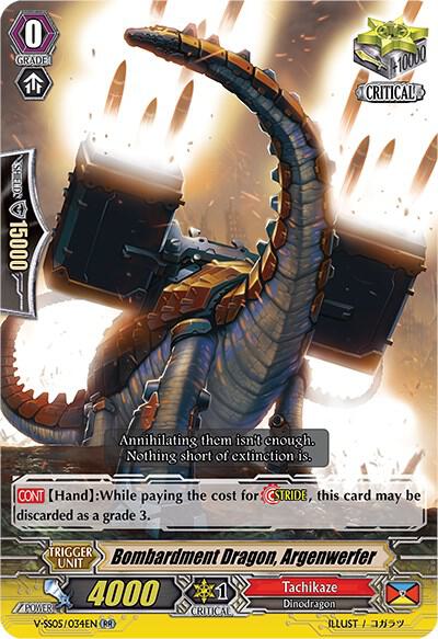 Bombardment Dragon, Argenwerfer