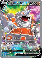 Rhyperior V (Full Art) - SWSH03: Darkness Ablaze - Pokemon