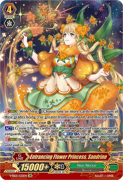 Entrancing Flower Princess, Sandrine (SR)