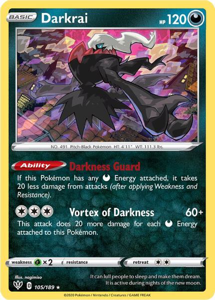 Darkrai - SWSH03: Darkness Ablaze - Pokemon - TCGplayer.com