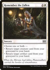Remember the Fallen - Double Masters - Magic: The Gathering card