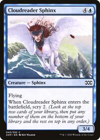Cloudreader Sphinx - Double Masters - Magic: The Gathering card