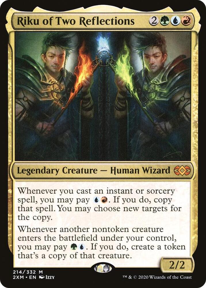 Riku of Two Reflections - Double Masters - Magic: The Gathering