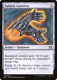 Vulshok Gauntlets - Double Masters - Magic: The Gathering card