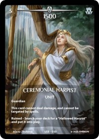 Ceremonial Harpist (Full Art)
