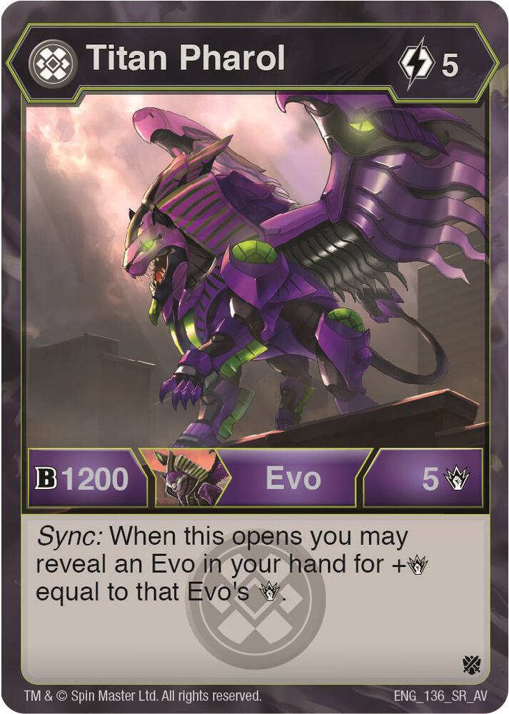 Titan Pharol (136) - Armored Elite - Bakugan TCG - TCGplayer.com