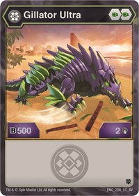 Gillator Ultra (208) - Bakugan Armored Elite trading card