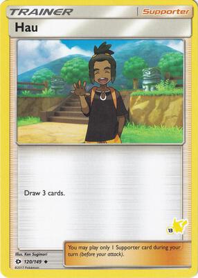 Hau - 120/149 (#13 Pikachu Stamped)