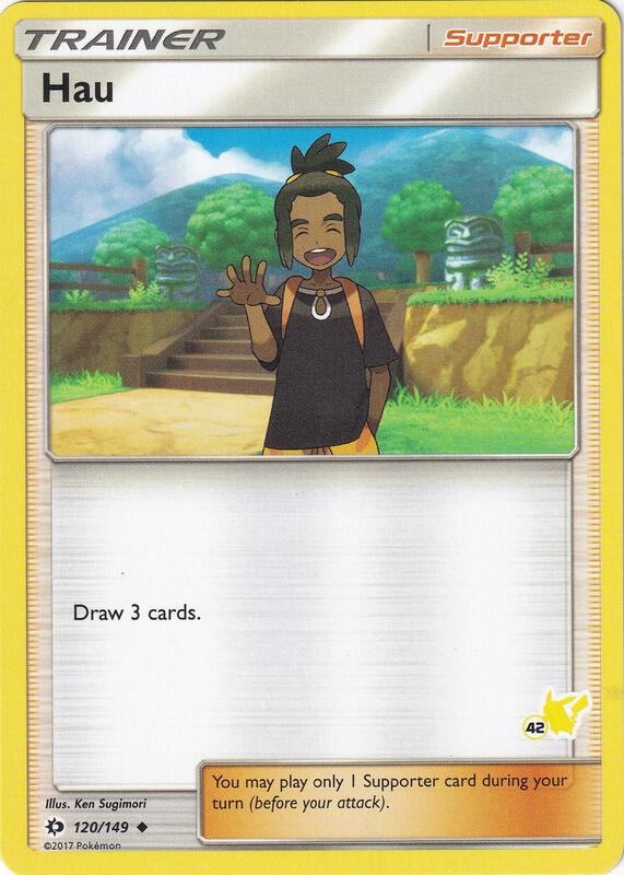 Hau - 120/149 (#42 Pikachu Stamped) 120/149 from Battle Academy