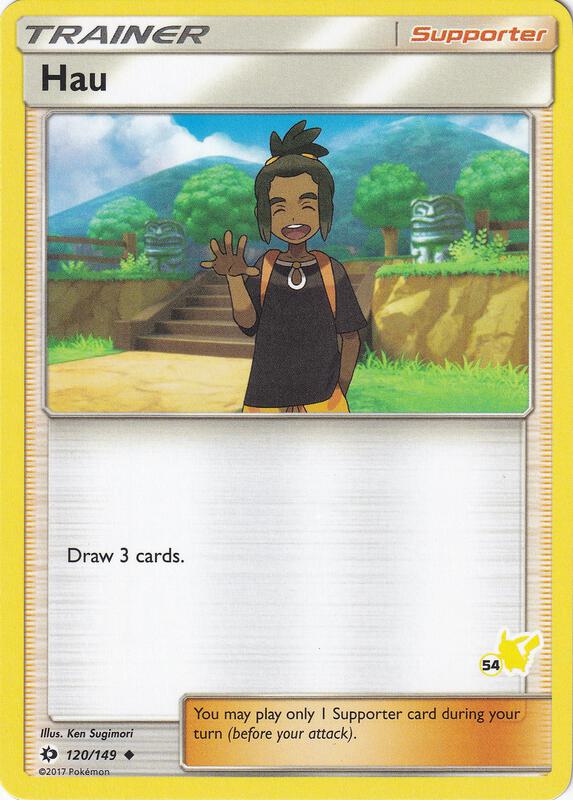 Hau - 120/149 (#54 Pikachu Stamped) 120/149 from Battle Academy