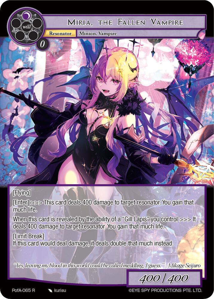 Miria, the Fallen Vampire