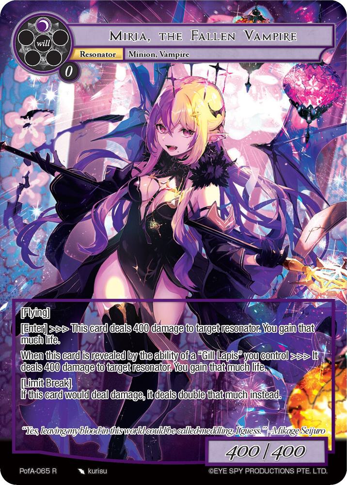 Miria, the Fallen Vampire (Full Art)