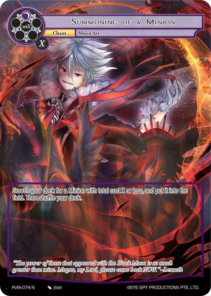 Summoning of a Minion (Full Art)