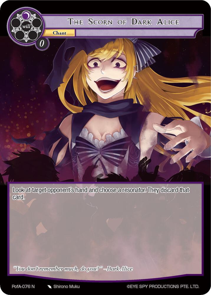 The Scorn of Dark Alice